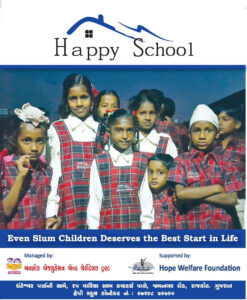 Children who attend Happy School post together